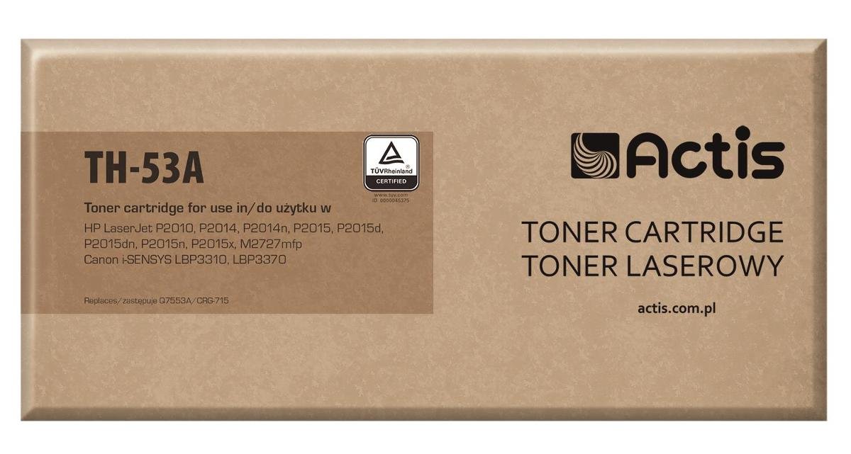 Toner ACTIS TH-53A Standard, czarny, 3000 str., Q7553A