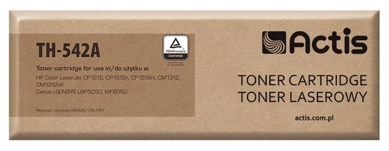 Toner ACTIS TH-542A Standard, żółty, 1400 str., CB542A