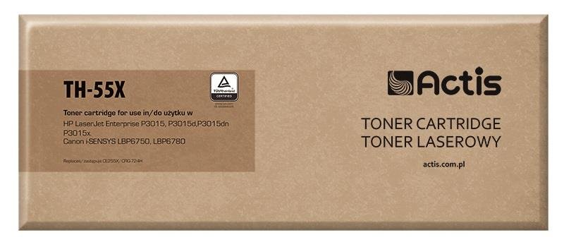 Toner ACTIS TH-55X Standard, czarny, 12500 str., CE255X
