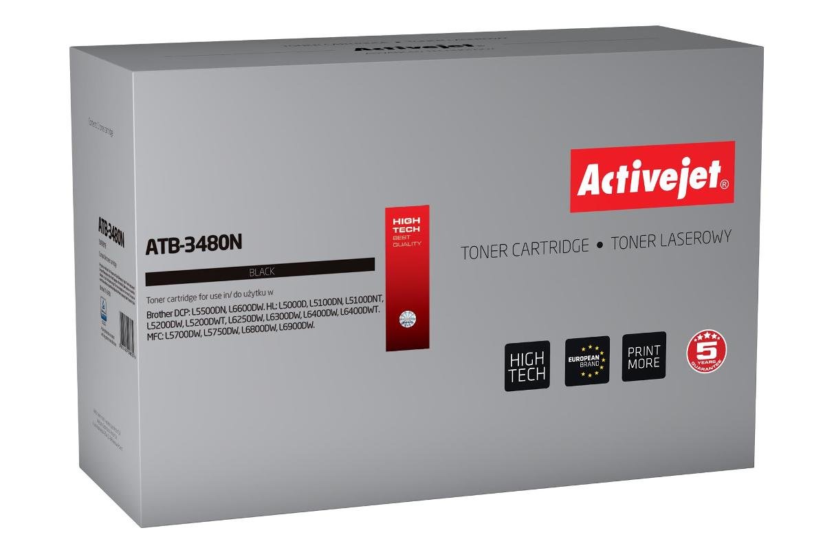 Toner ACTIVEJET ATB-3480N Supreme, czarny, 8000 str., TN-3480