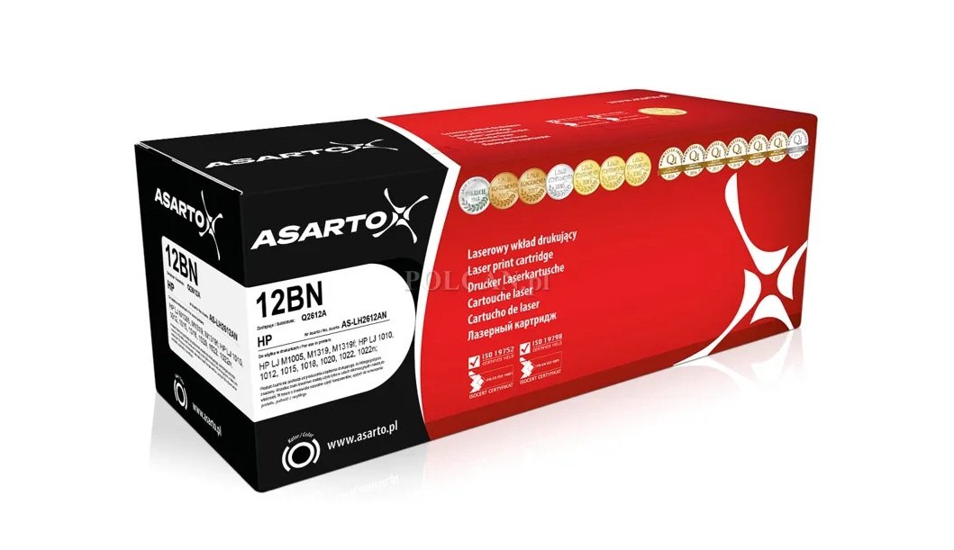 Toner ASARTO AS-LH2612AN, czarny, Q2612A