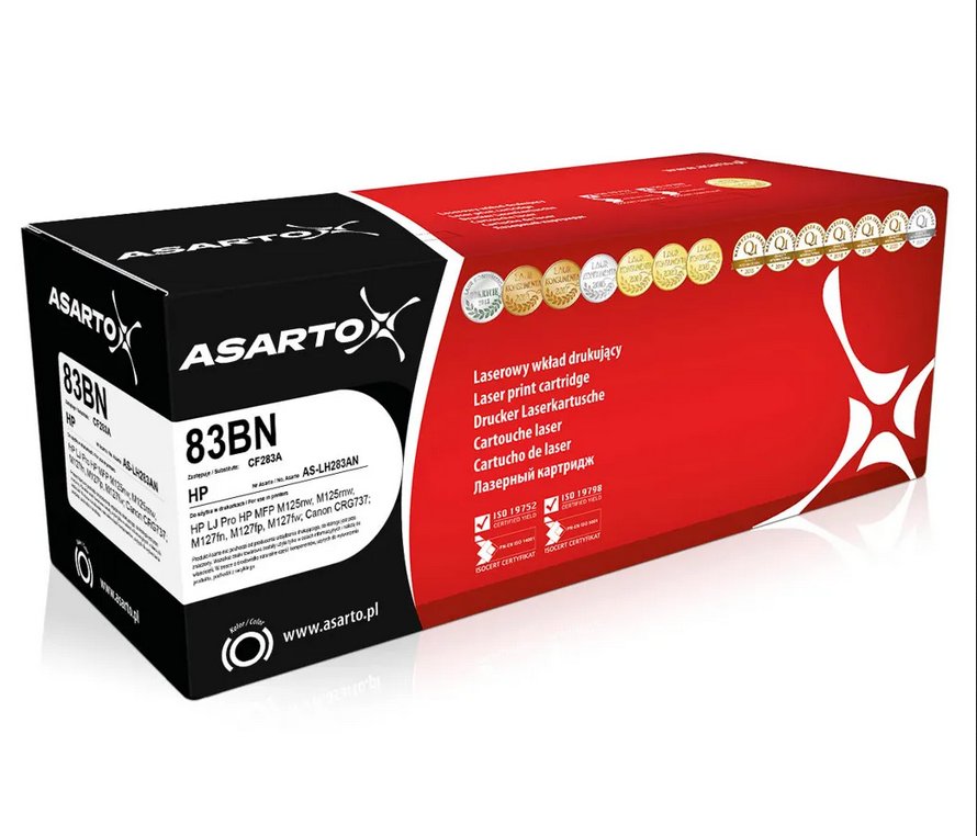 Toner ASARTO AS-LH283AN, czarny, 1500 str., CF283A