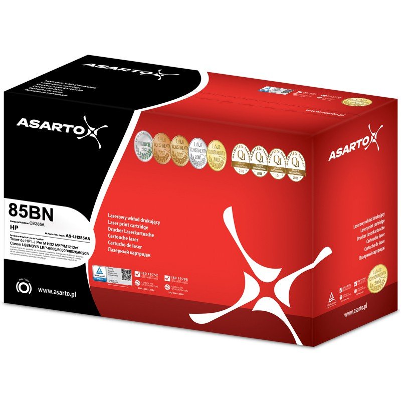 Toner ASARTO AS-LH285AN, czarny, CE285A
