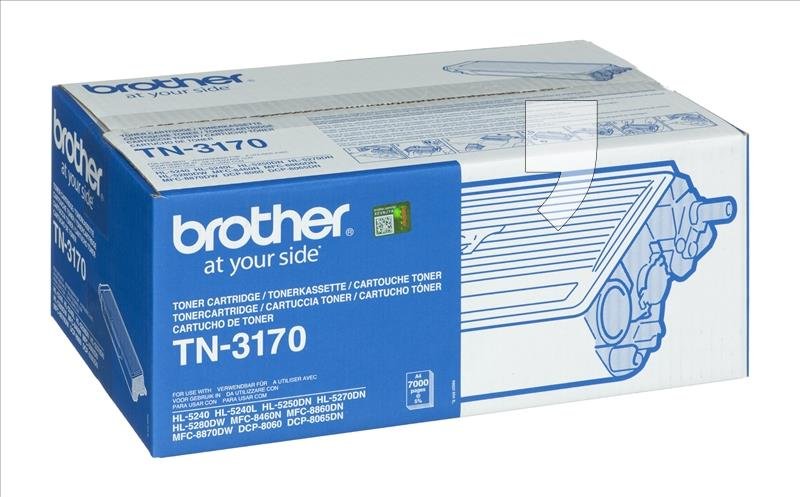 Toner BROTHER TN-3170, czarny, 7000 str.