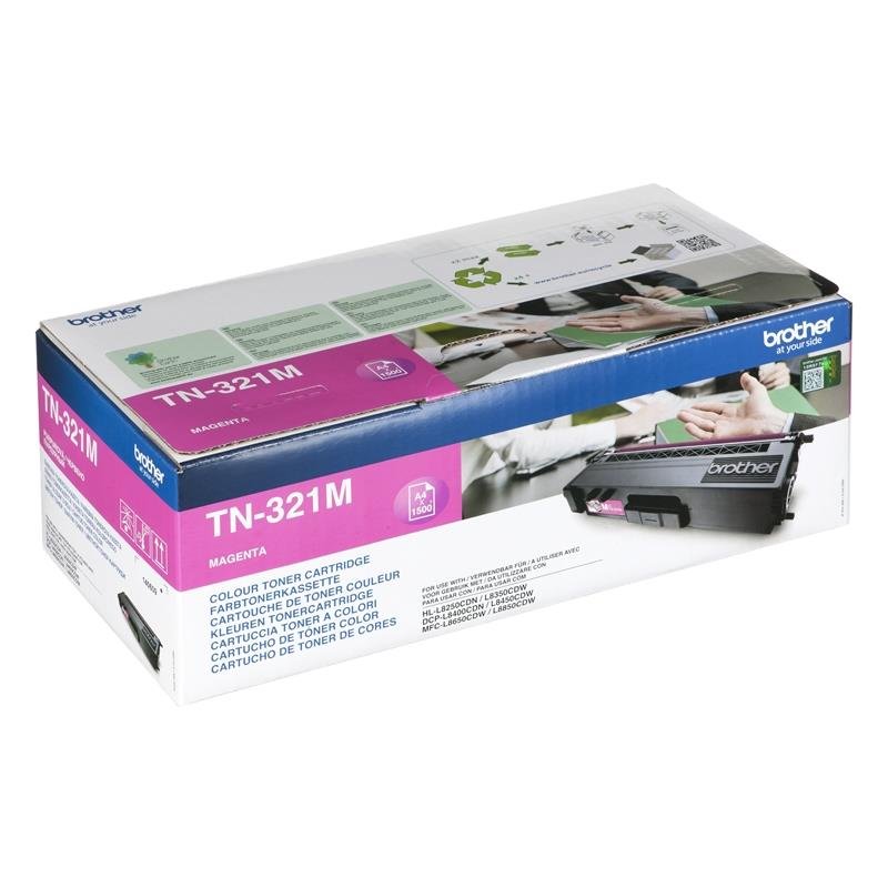 Toner BROTHER TN321M, purpurowy, 1500 str., TN-321M