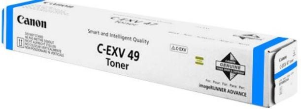 Toner CANON C-EXV49 8525B002AA, błękitny, 19000 str.