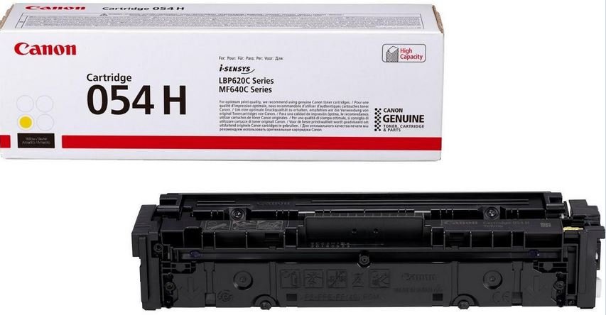 Toner CANON CLBP 054H, żółty, 2300 str.