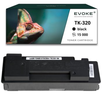 Toner do drukarki Kyocera TK-320 czarny | 15000 stron | TK320 - Evoke