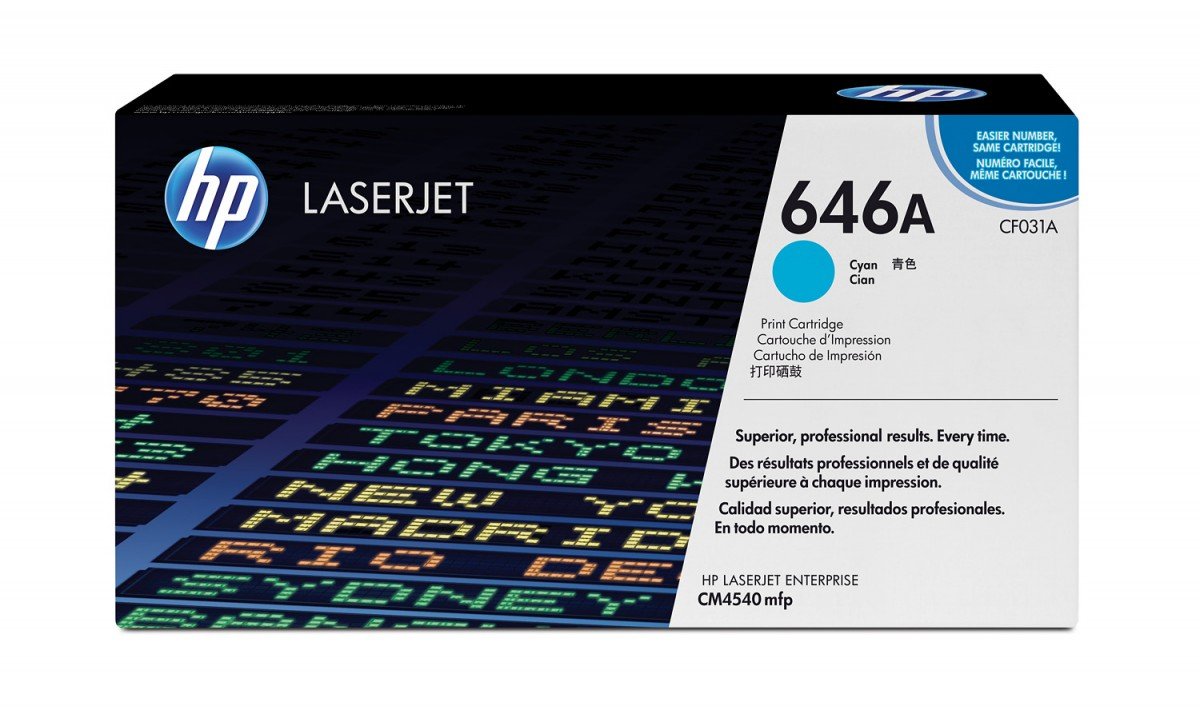 Toner HP CF031A, błękitny, 12500 str.
