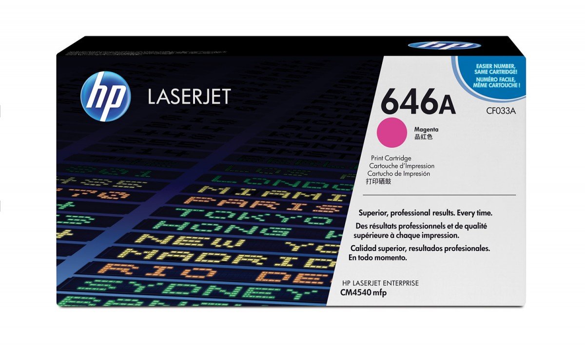 Toner HP CF033A, purpurowy, 12500 str.