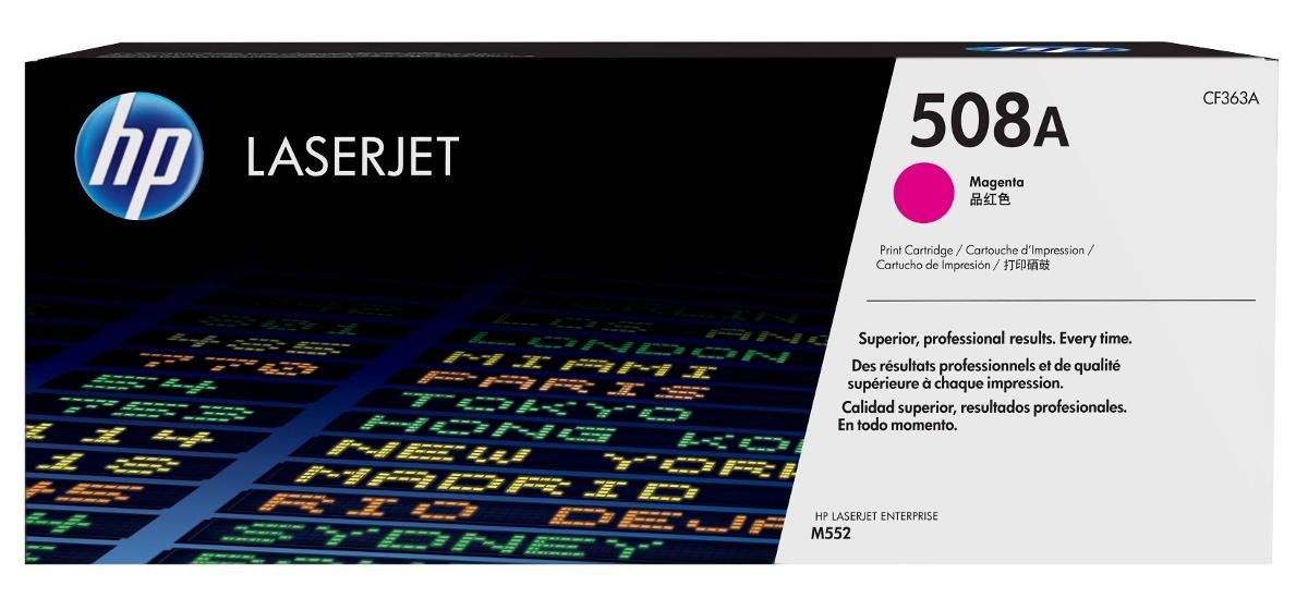 Toner HP CF363A, purpurowy, 5000 str.