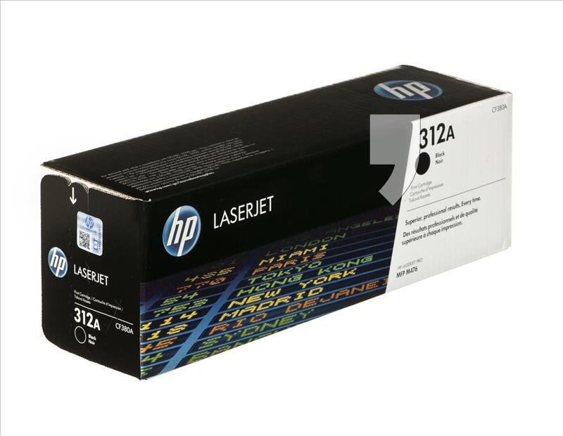 Toner HP CF380A, czarny, 2400 str.