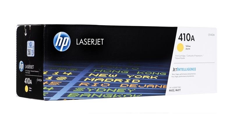 Toner HP HP410A, żółty, 2300 str., CF412A