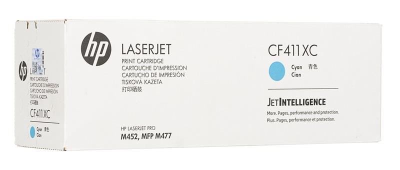 Toner HP HP410XC, błękitny, 5000 str., CF411XC