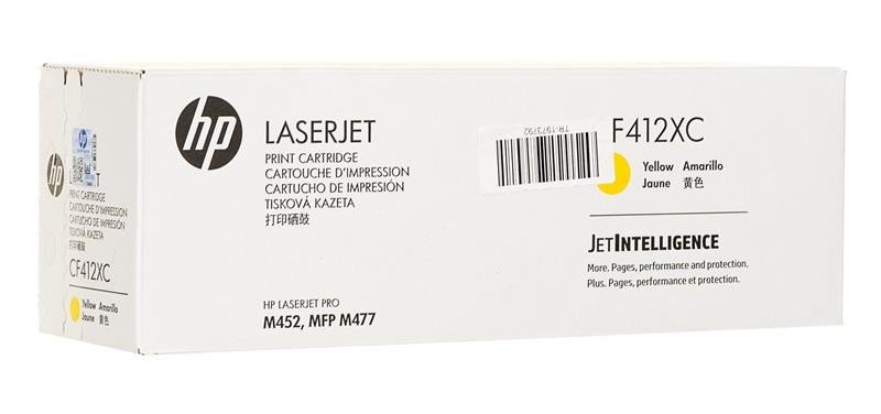 Toner HP HP410XC, żółty, 5000 str., CF412XC