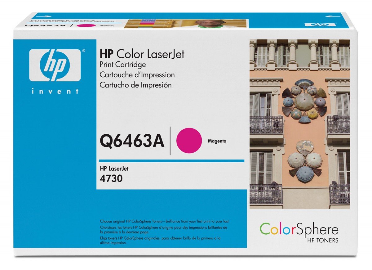Toner HP Q6463A, purpurowy, 12000 str.