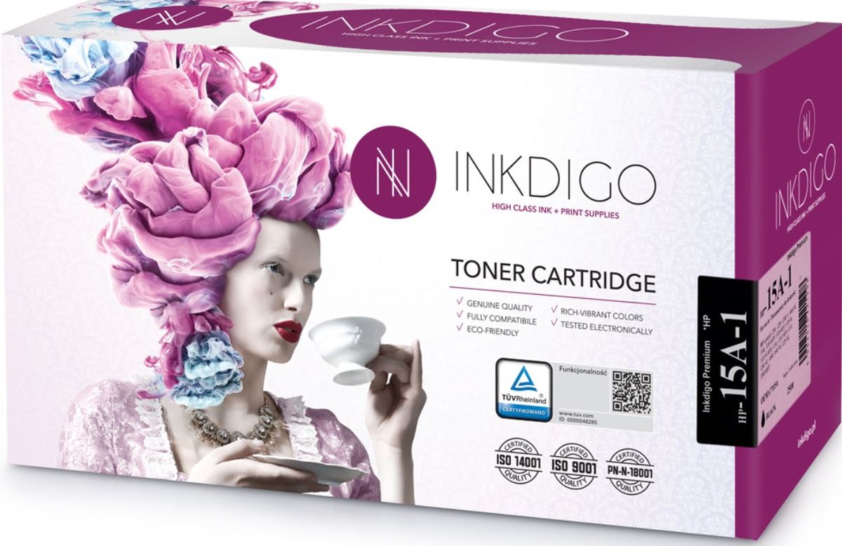 Toner INKDIGO HP 15A/C7115A (HP-15A-1), czarny, 2500 str.