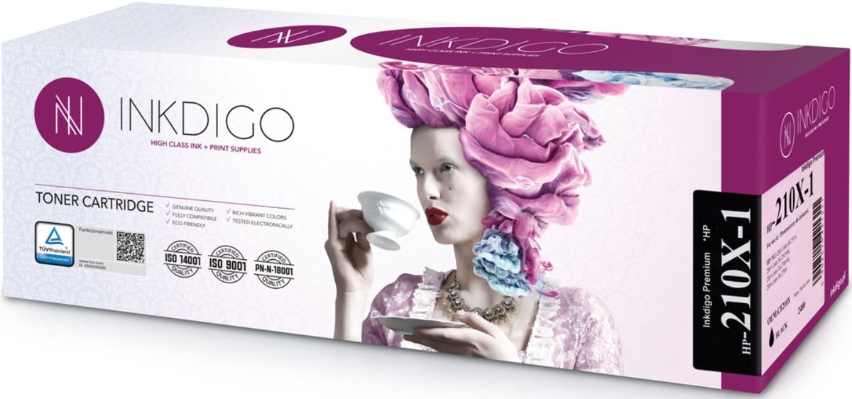 Toner INKDIGO HP 210X/CF210X (HP-210X-1) czarny, 2400 str.