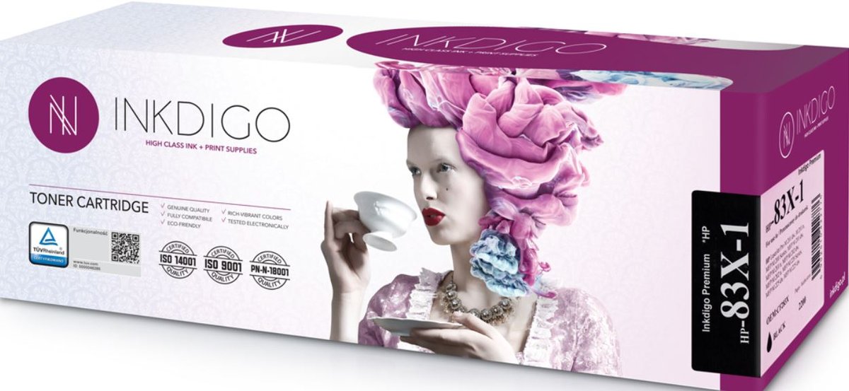 Toner INKDIGO HP 83X/CF283X (HP-83X-1), czarny, 2200 str.