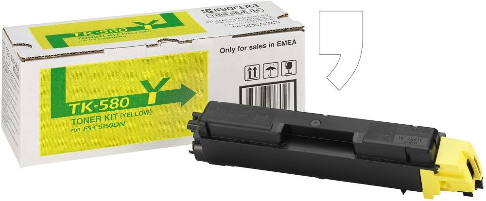 Toner KYOCERA TK-580Y, żółty, 2800 str.