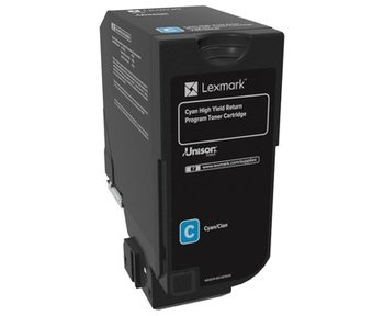 Toner LEXMARK 74C2HC0, błękitny, 12000 str. - Lexmark