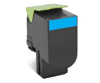 Toner LEXMARK 80C2XC0, błękitny, 4000 str.