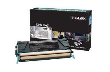 Toner LEXMARK C746H1KG, czarny, 12000 str.