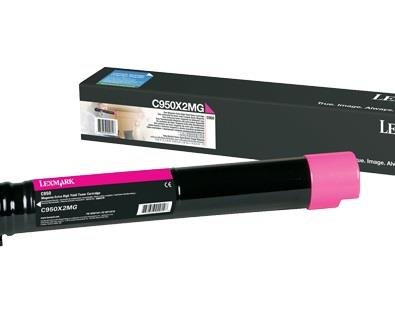 Toner LEXMARK, purpurowy, 22000 str.