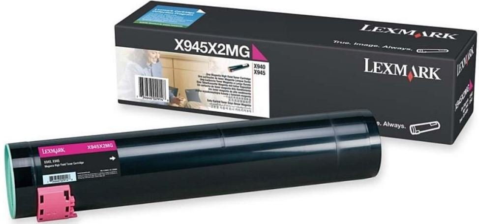 Toner LEXMARK X945X2MG, magenta, 2000 str.