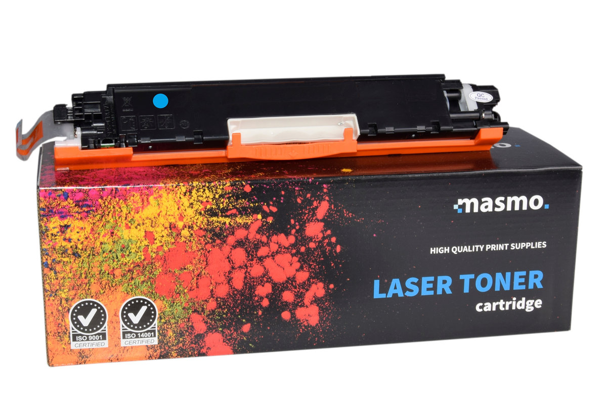 Zdjęcia - Wkład drukujący HP Toner Masmo Do  Cf351A Laserjet Pro Mfp M176N M177Fw Niebieski Zamiennik 