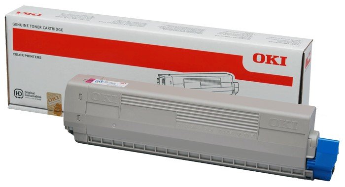 Toner OKI 44844614, purpurowy, 7300 str.