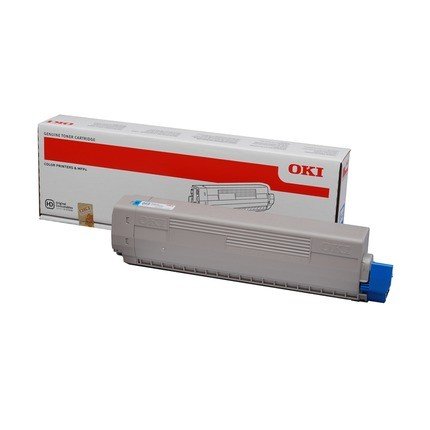 Toner OKI 44844615, błękitny, 7300 str.