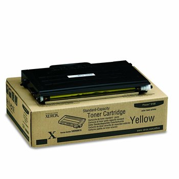 Toner Oryginalny Xerox Phaser 6100 Żółty Czarny - Xerox