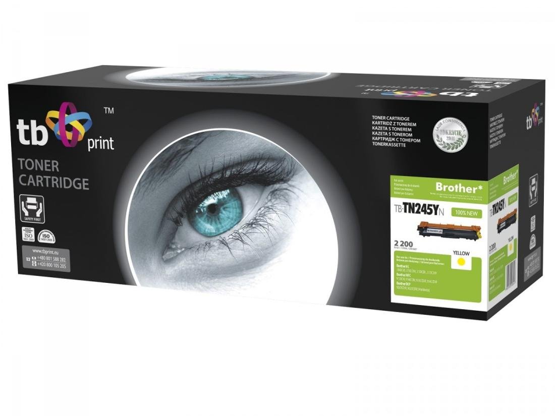 Toner TB PRINT TB-TN245YN, żółty, 2200 str. A4, TN245Y