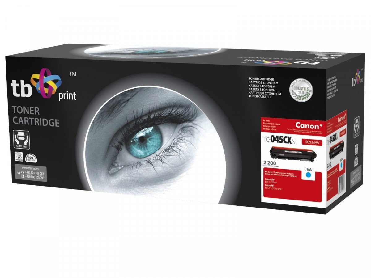 Toner TB PRINT TC-045CXN, błękitny, 2200 str., 1245C002