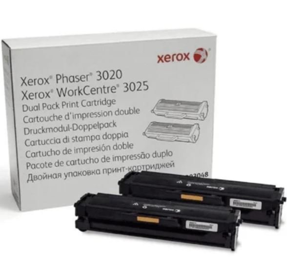 Toner XEROX 106R03048, czarny, 1500 str., 2 szt.