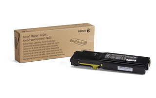 Toner XEROX Yellow 6000str Phaser 6600/WorkCentre 6605 - Xerox