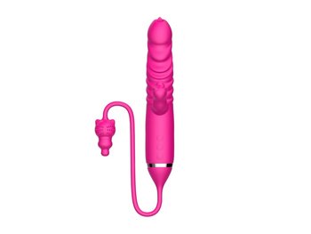 Tongue licking Triple Stimulation Thrusting Vibrator B - Series Cute - Boss of Toys