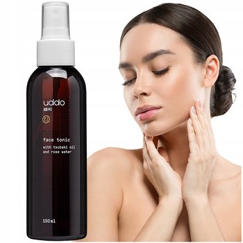 TONIK do TWARZY nawilżający WODA RÓŻANA olej TSUBAKI ALOES 150ml Uddo - Uddo