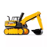 Tonka Steel Classics | Mighty Excavator | Zabawki budowlane dla dzieci, chłopców i dziewcząt, kreatywne zabawki, rozwój umiejętności motorycznych dla dzieci od 3 lat | Basic Fun 06182 Inna marka