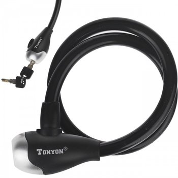 Tonyon, Zamknięcie pętla na klucz, TY4505 12x650mm, czarny - Tonyon