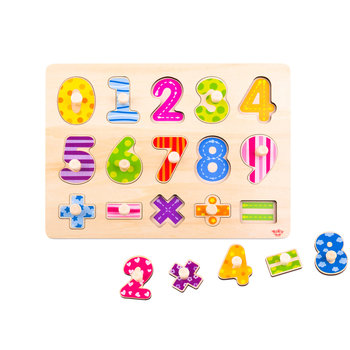 Tooky Toy, drewniane puzzle Nauka Liczenia - Tooky Toy