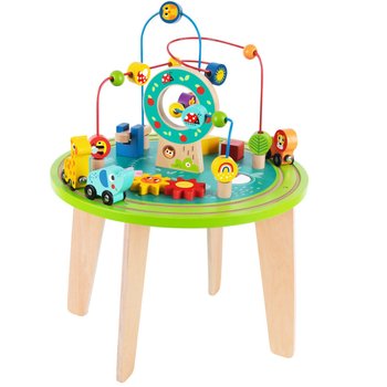 TOOKY TOY Drewniany Stół Aktywności Montessori Pętla Motoryczna - Tooky Toy