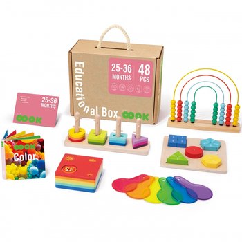 Tooky Toy Edukacyjne Pudełko dla Dzieci z 6w1 od 2 lat - Medistock