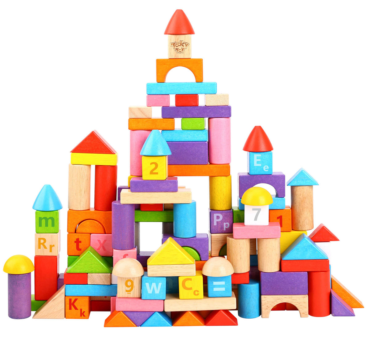 Tooky Toy, klocki drewniane, 135 el. - Tooky Toy | Sklep EMPIK.COM