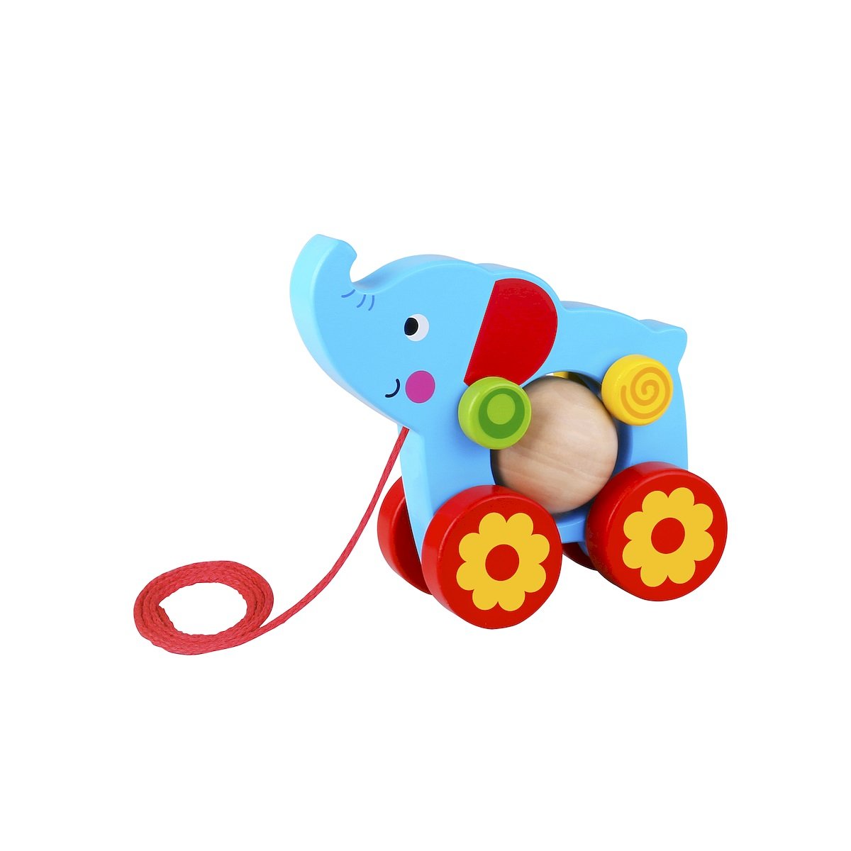 Tooky Toy, Słoń z kulką do ciągnięcia