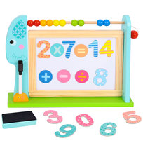 Tooky Toy, zabawka edukacyjna Tablica na biurko + 18 magnetycznych elementów