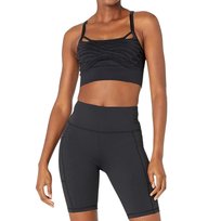 Top damski Adidas by Stella McCartney Seamless Yoga biustonosz sportowy czarny-XS Adidas