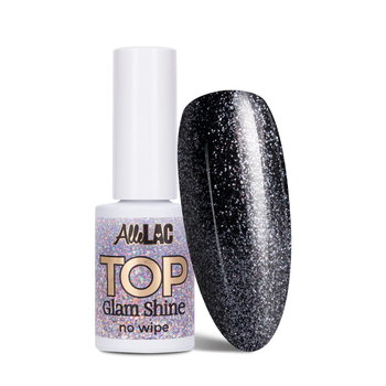 Top Glam Shine no wipe AlleLac Silver 7g - AlleLac