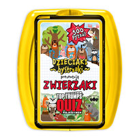 Top Trumps Quiz Zwierzaki, gra quizowa, gra edukacyjna,Winning Moves